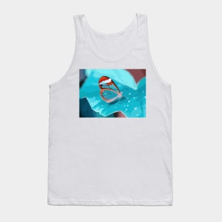 Glass Winged Butterfly Digital Painting Tank Top